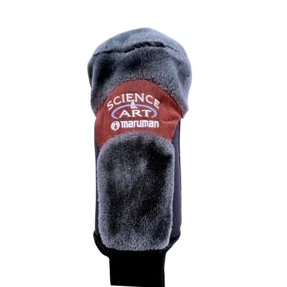 Maruman Science & Art #3 Golf Headcover Plush Fur Knit Sock Driver Cover - Picture 2 of 5